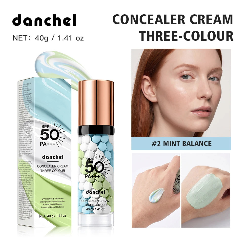 3 in 1 Primer Makeup Base Color Correcting Isolation Cream for Women Daily Face Care
