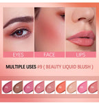 Beauty Liquid Blush Highly Pigmented Long Lasting Tint for Everyday Face Makeup