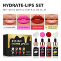 Hydrate Lips Set Exfoliating Gel and Peptide Moisturizer for Daily Lip Care Routine