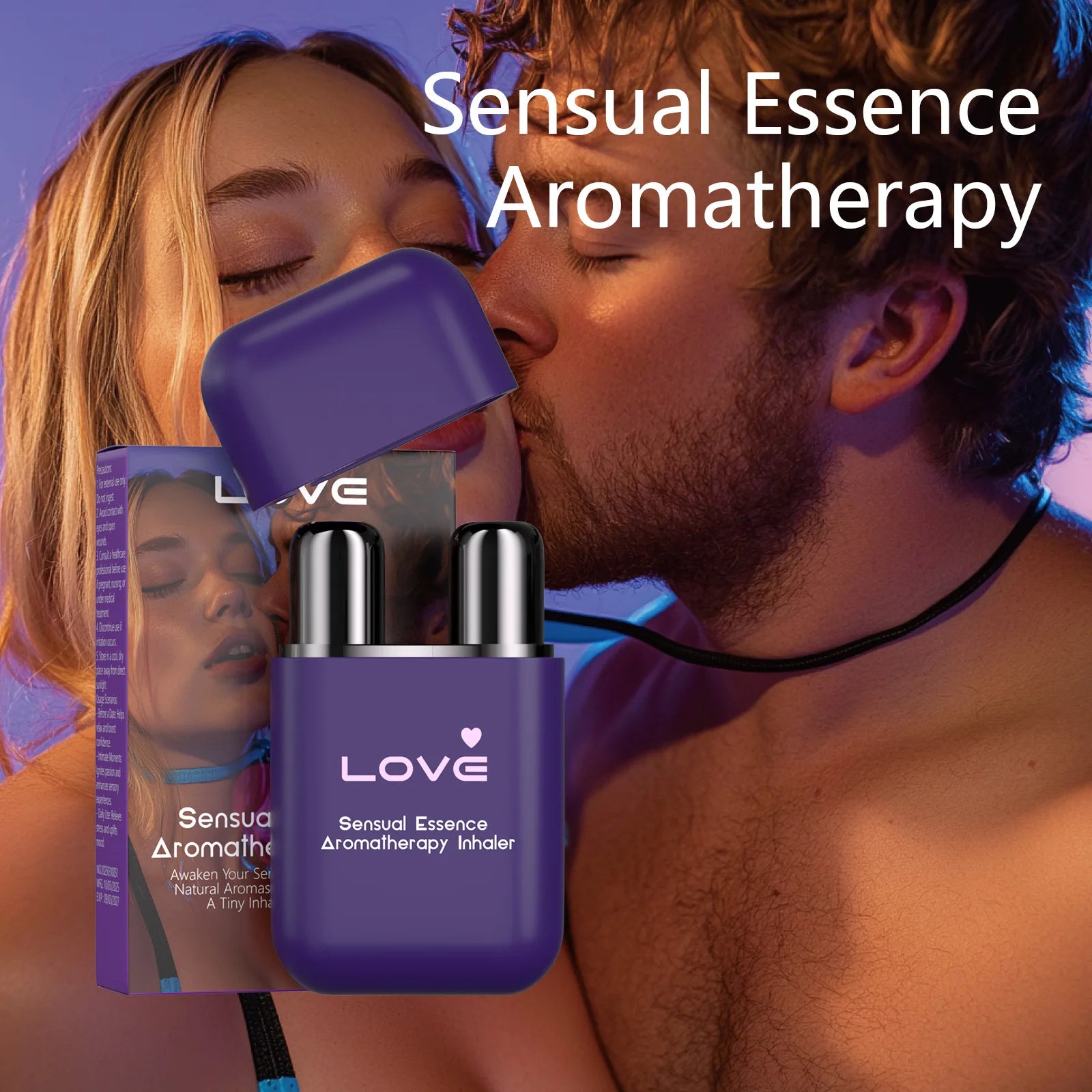 Double Hole Vitality Energy Stick Natural Aromatherapy Inhaler for Men on the Go Daily Relief - 1