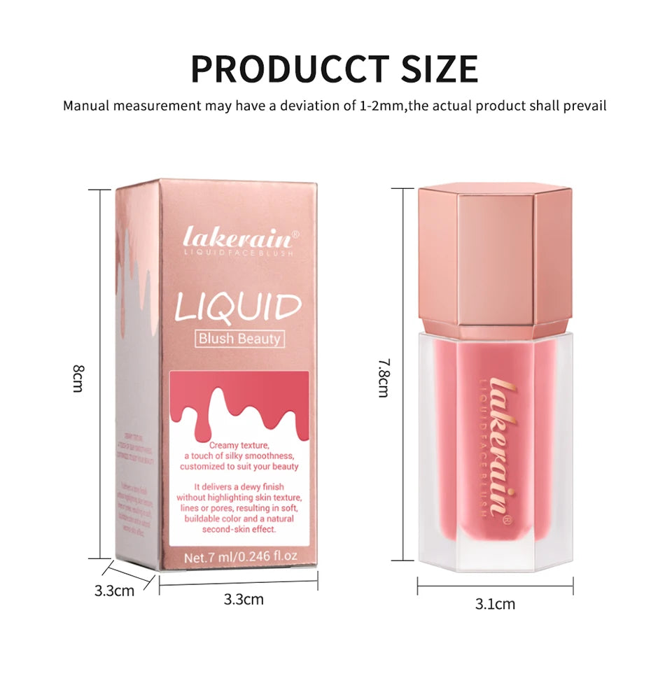 Liquid Blush Waterproof Creamy Texture Face Makeup for Natural Matte Finish Everyday Glow - 16