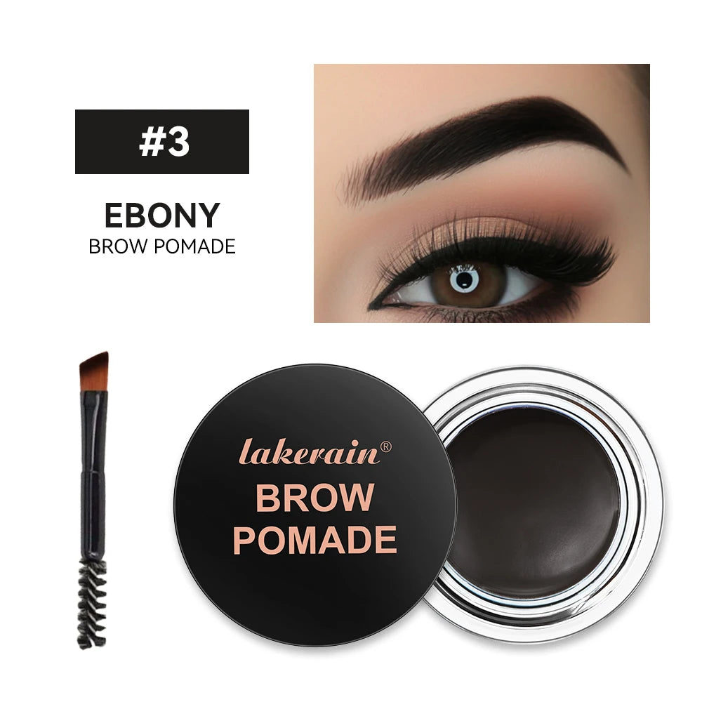 Brow Pomade Waterproof Eyebrow Gel for Natural Tinted Brows for Daily Makeup and Special Events
