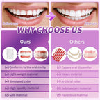 Natural Silicone Dentures Instant Smile Teeth Cosmetic Accessories for Adults Oral Beauty