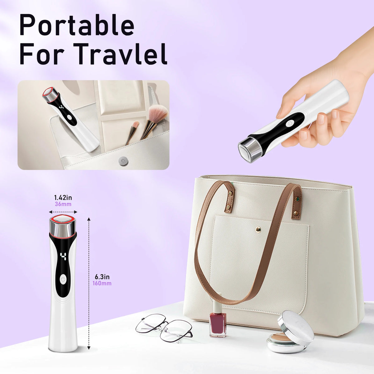 Microcurrent Facial Massager Skin Tightening Device for Women at Home Daily Care