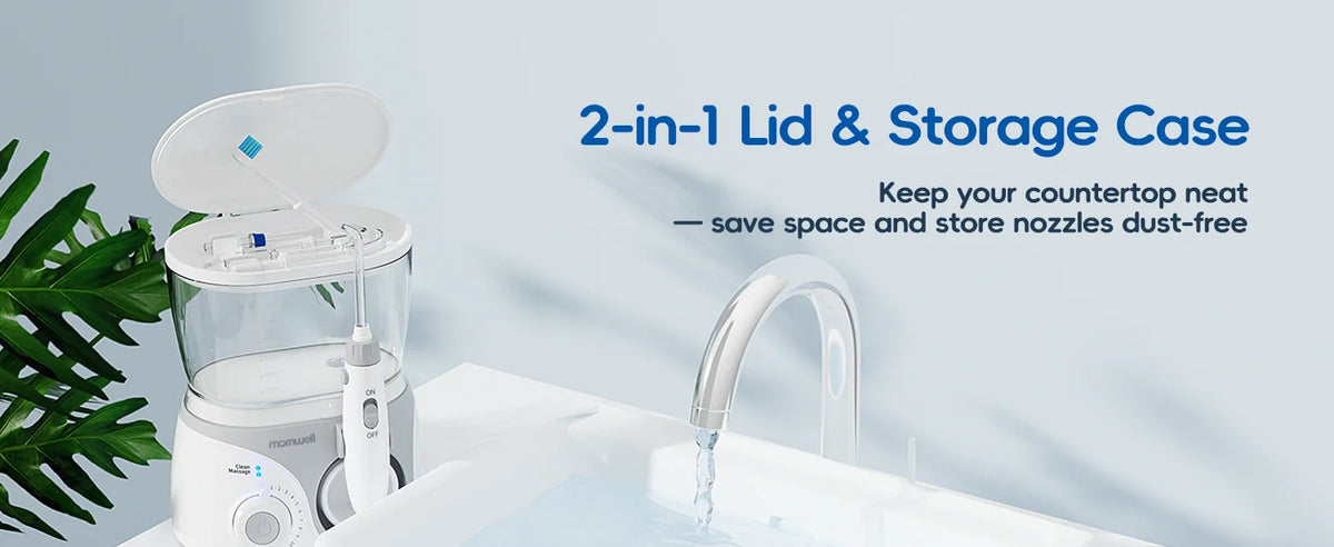 Electric Water Flosser Oral Irrigator with Multiple Tips for Adults at Home