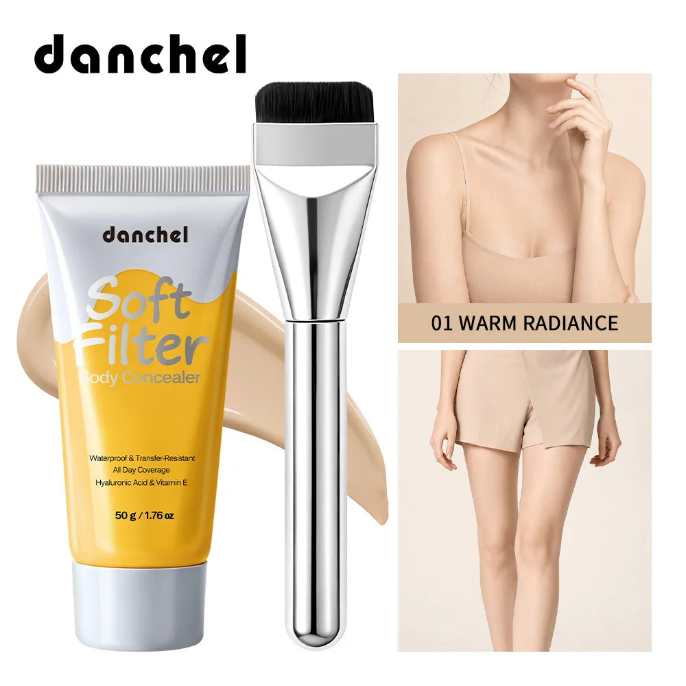 Body Concealer Waterproof Transfer Resistant Foundation for Skin Scars Tattoos
