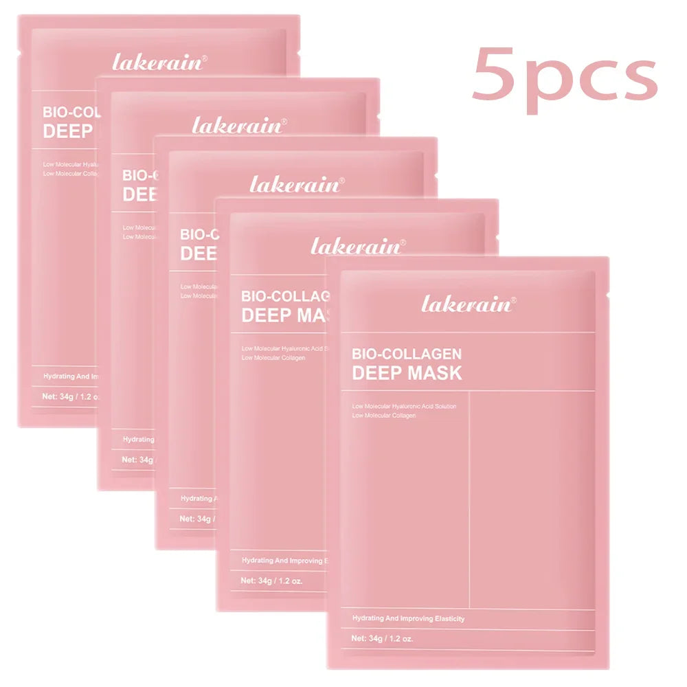 Bio Collagen Deep Mask Pore Minimizing Hydrating Skincare for Women Day and Night Use