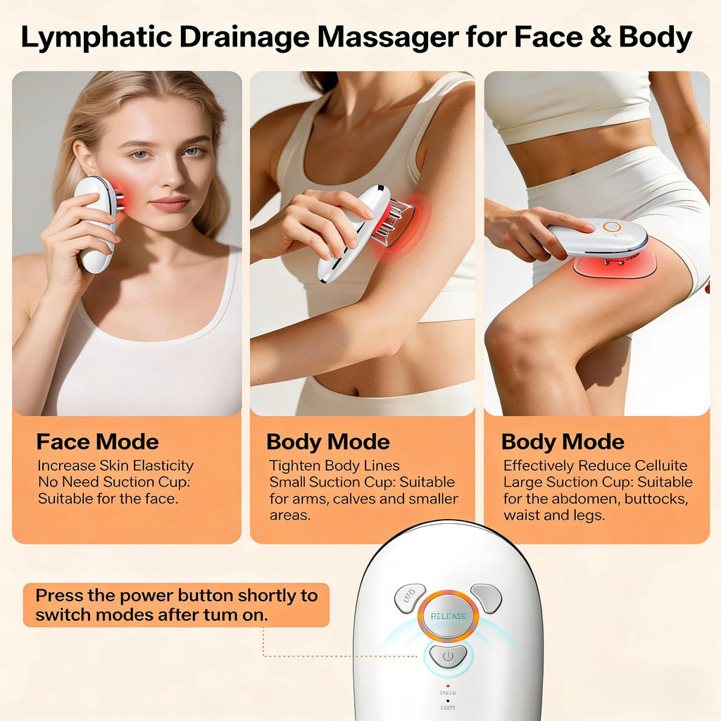Body Sculpting Massager Anti Cellulite Device for Home and Travel Use for Men and Women