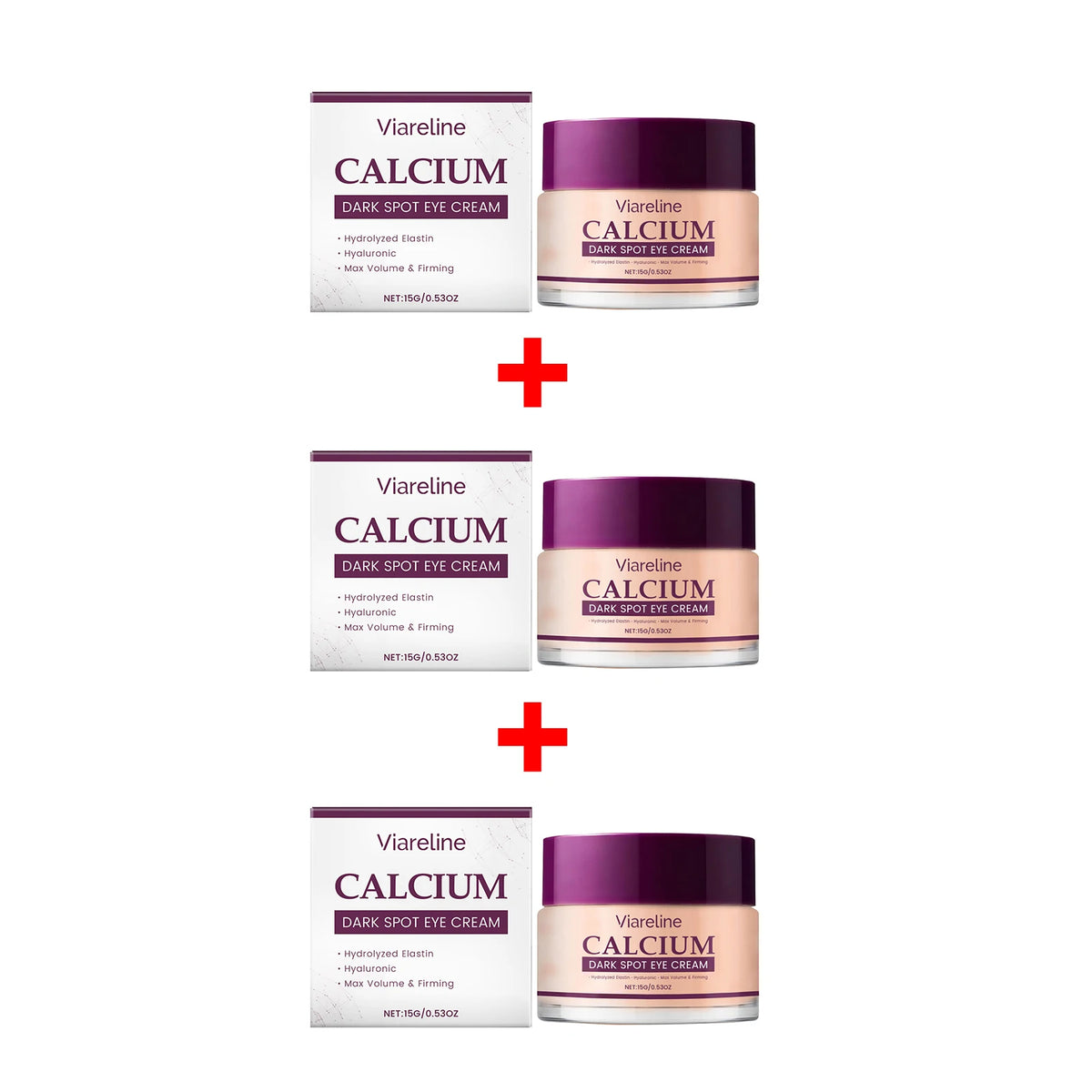Calcium Eye Cream for Dark Circles and Fine Lines Firming Repair for Men and Women Daily Use