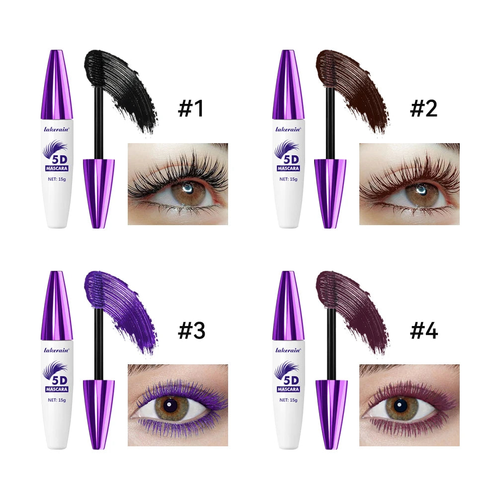 5D Mascara Waterproof Lengthening Volumizing Makeup for Everyday Use and Special Occasions - 6