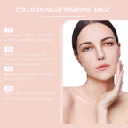 Collagen Night Wrapping Mask Firming Peel Off Treatment for Unisex Face Care