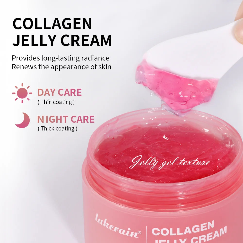 Collagen Jelly Cream Anti Aging Moisturizer for Glowing Skin Daily Face Skincare Routine