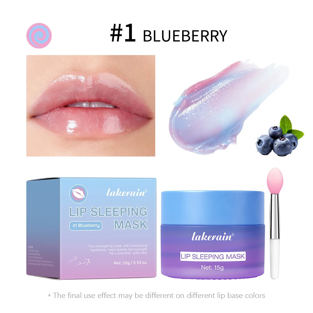 Lip Sleeping Mask Hydrating Dry Cracked Lips Treatment for Women and Men at Night - 29