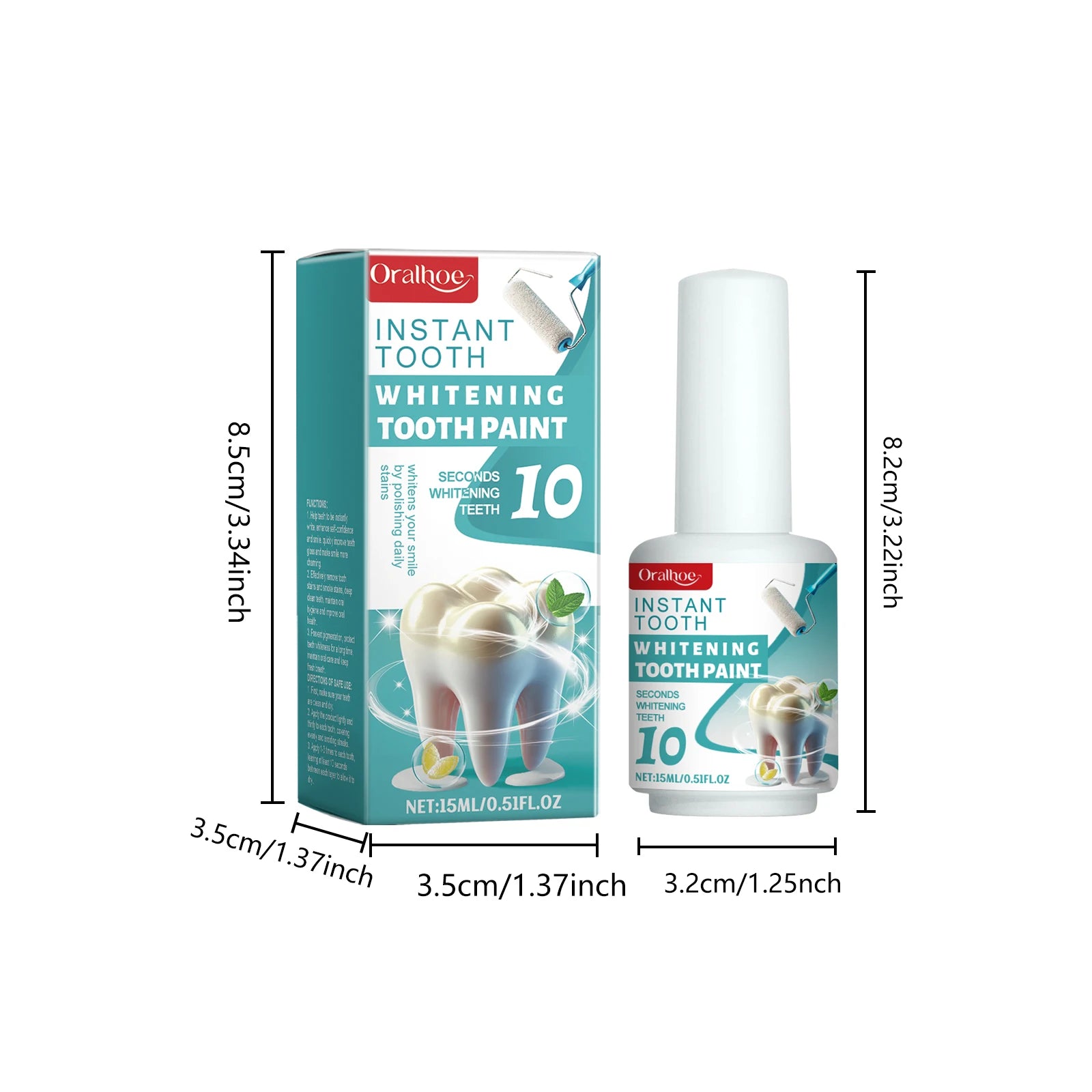 Teeth Whitening Paint Remove Dental Stains for Brighter Smile at Home - 6
