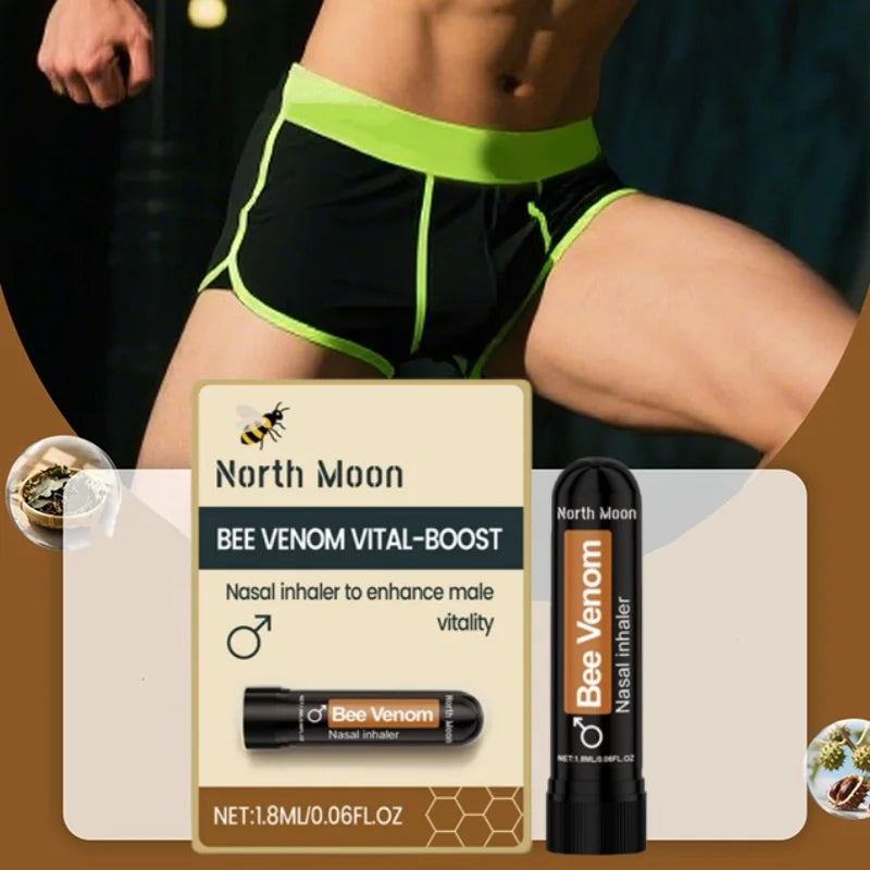 Bee Venom Vital Boost Nasal Inhaler Daily Nutrition Stick for Men for Daily Vitality Support