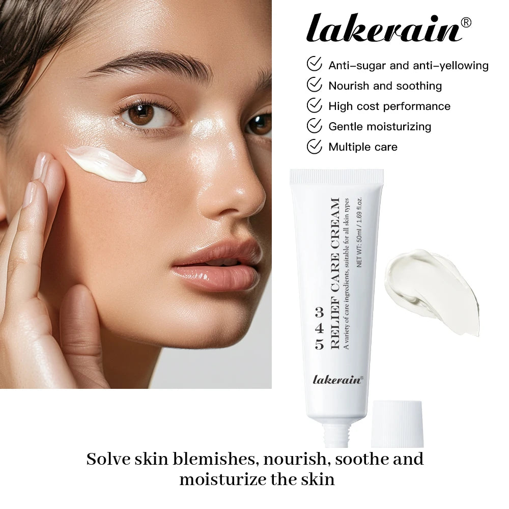 345 Relief Care Cream Moisturizing Acne Treatment for Blemish Prone Skin