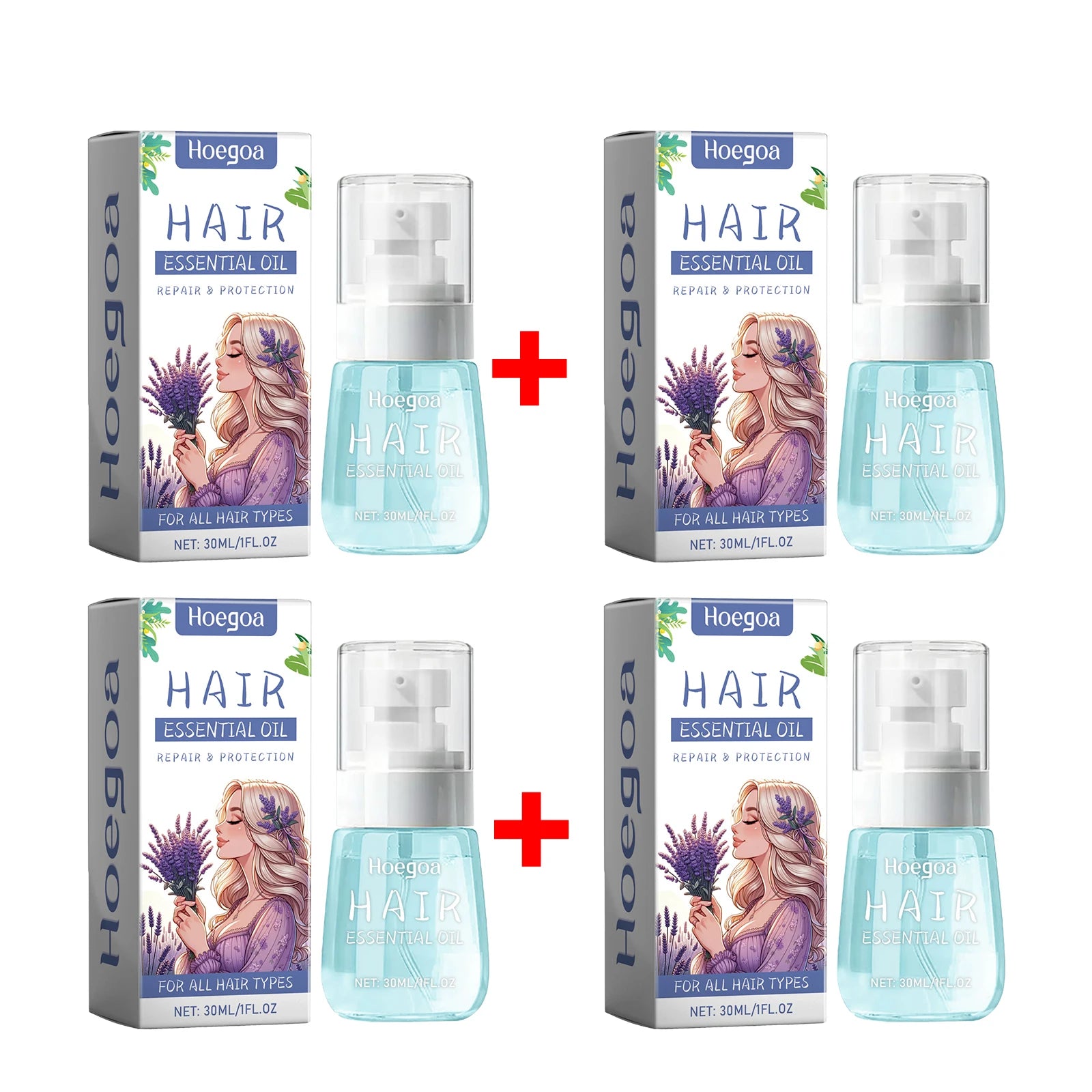 Lavender Hair Essential Oil Repair Anti Frizz Serum for Dry Damaged Hair and Healthy Scalp Roots - 13