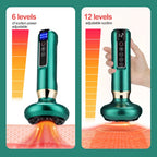 Electric Cupping Massager Scraping Tool Heated Meridian Device for Body Relaxation