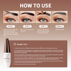 Eyebrow Gel Tattoo Peel Off Waterproof Tint for Beautiful Brows and Long Wear
