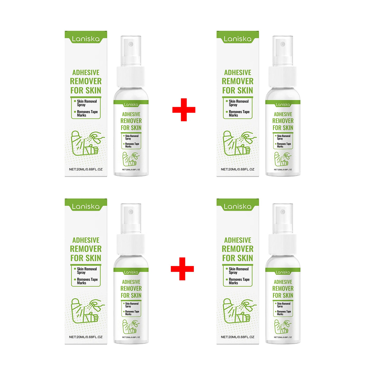Adhesive Remover Spray for Skin Tape Marks and Bandage Residue for Adults at Home Use