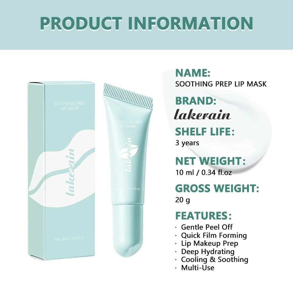 Gentle Peel Off Lip Mask Exfoliating Moisturizing Treatment for Dry Chapped Lips Daily Skincare