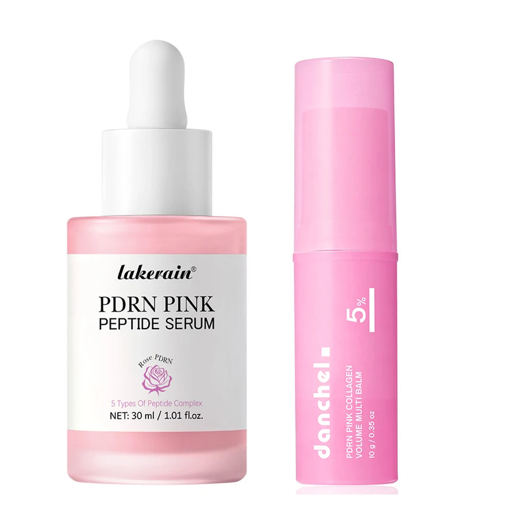 Salmon PDRN Pink Peptide Serum and Collagen Multi Balm for Radiant Skin and Face Hydration - 34