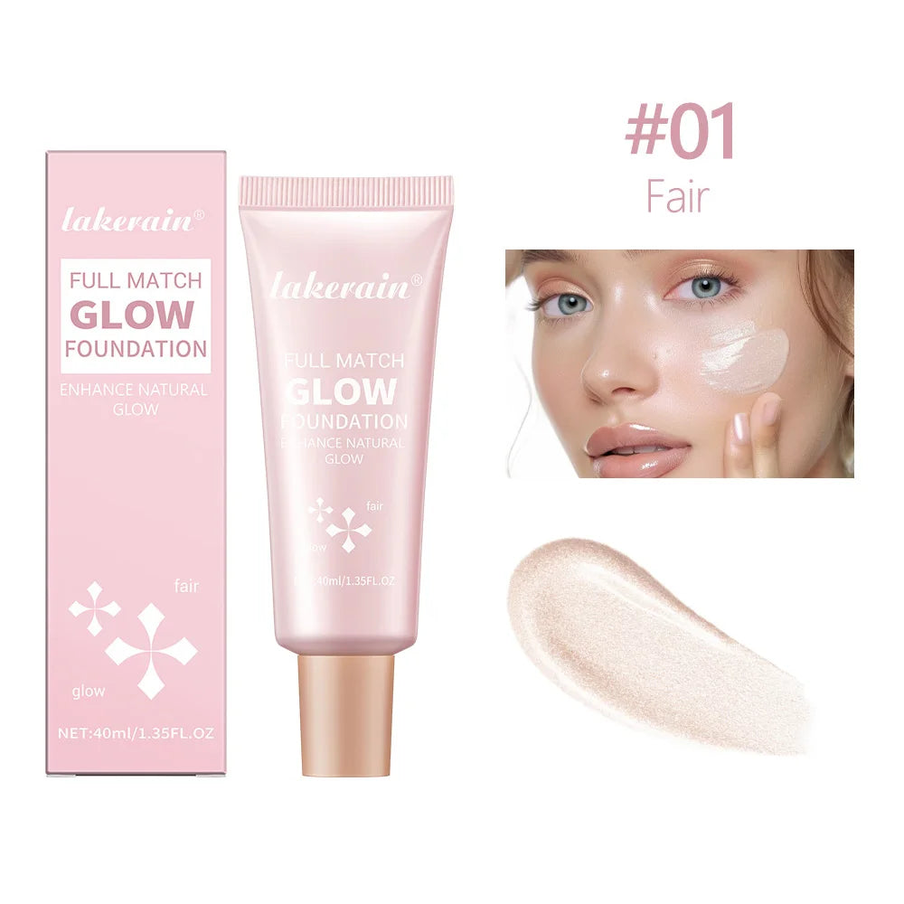 Liquid Glow Foundation Moisturizing Highlighter Base for Radiant Skin and Face Body - 20