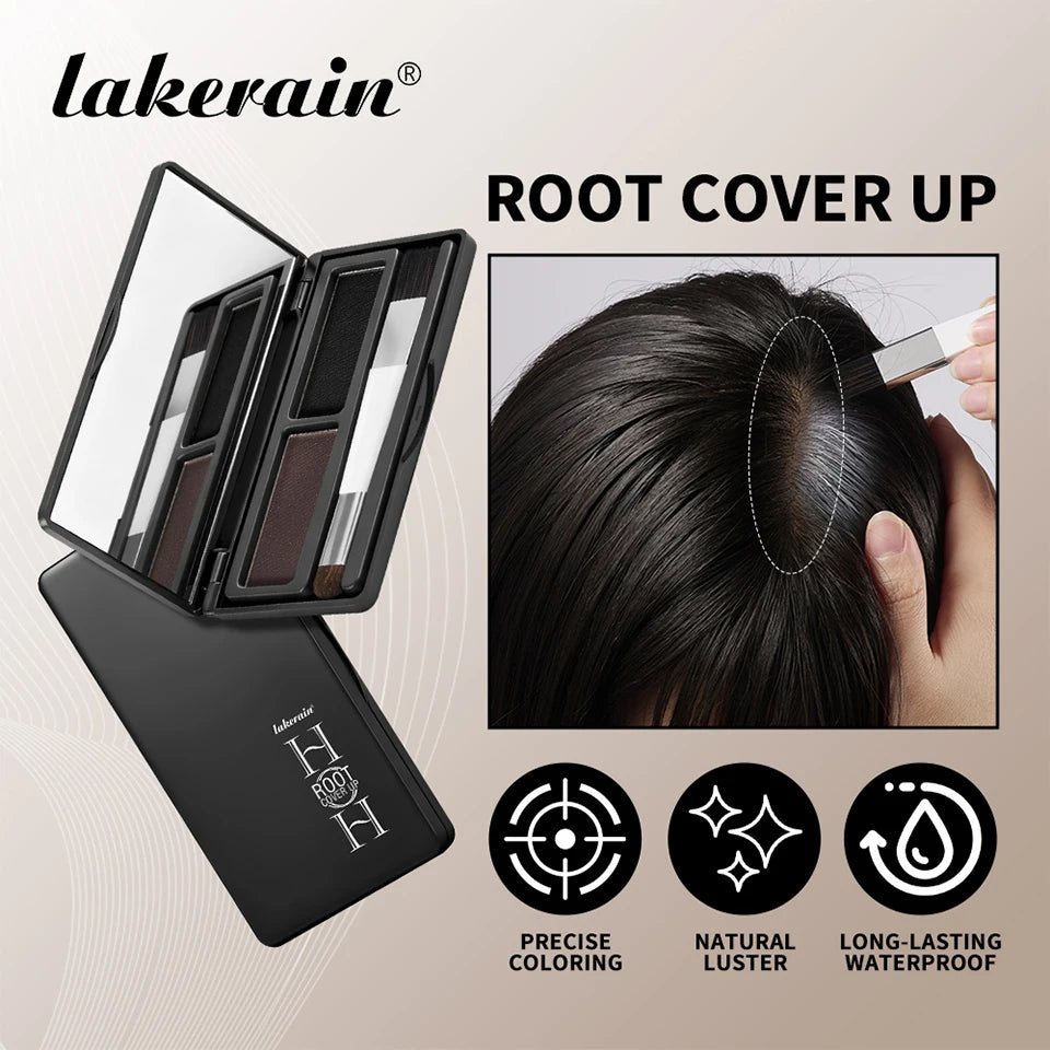 Hair Root Cover Up Powder Concealer for Instant Gray Coverage and Thinning Hair at Home