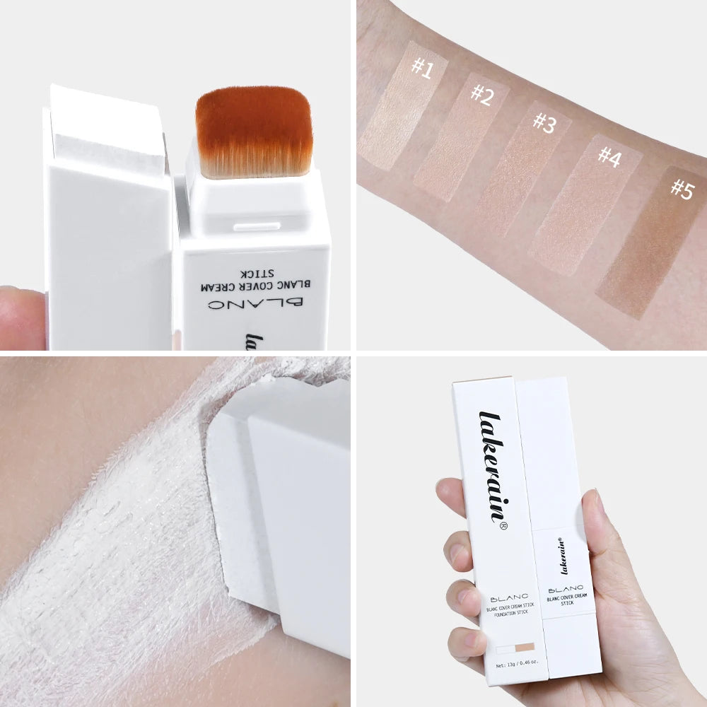 Blanc Cover Cream Stick Hydrating Foundation and Concealer for Daily Makeup Application - 5