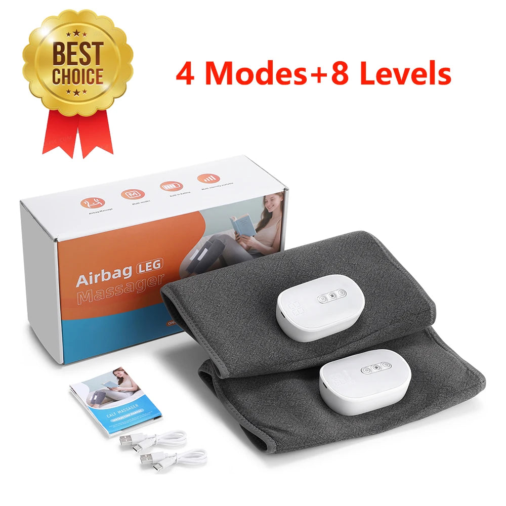 Wireless Calf Massager Air Compression Therapy for Tired Legs at Home or Office - 36