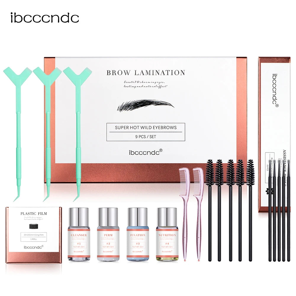 Brow Lamination Kit Professional Semi Permanent Eyebrow Lift for Salon Home Beauty Makeup