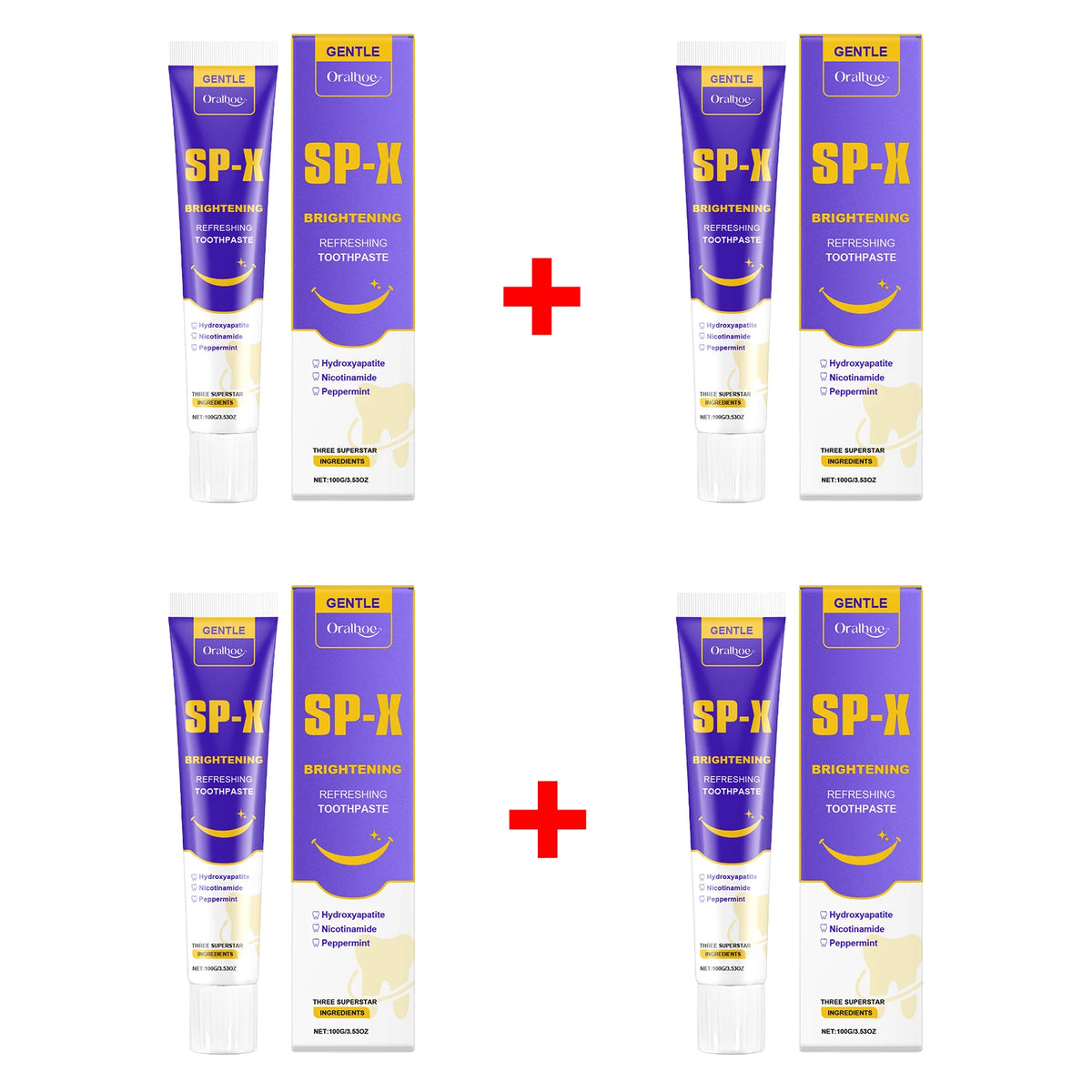 Brightening Toothpaste Teeth Whitening Stain Remover for Daily Oral Care at Home