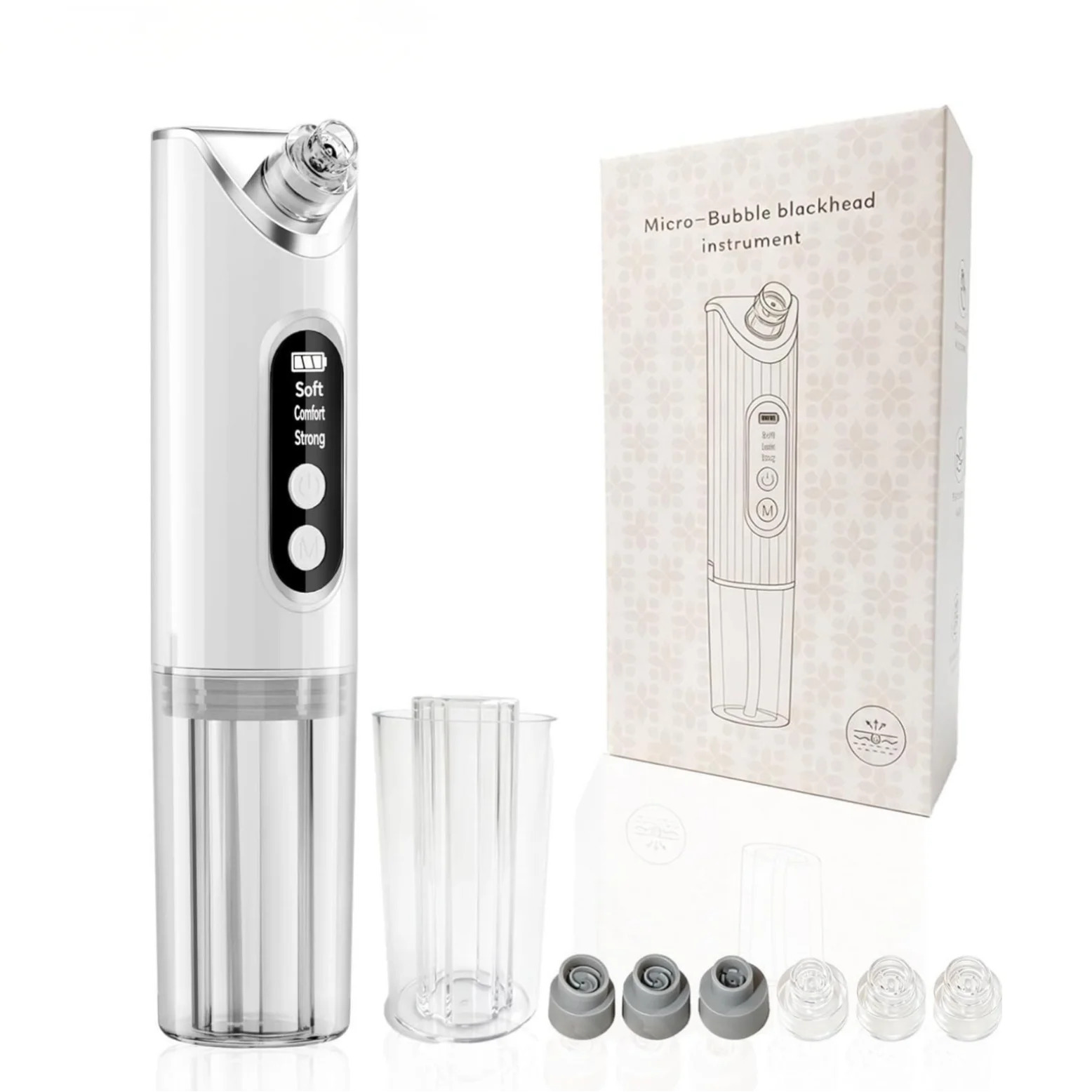 Pore Vacuum Blackhead Remover Deep Cleansing Tool for Radiant Skin and Face Daily Grooming - 12