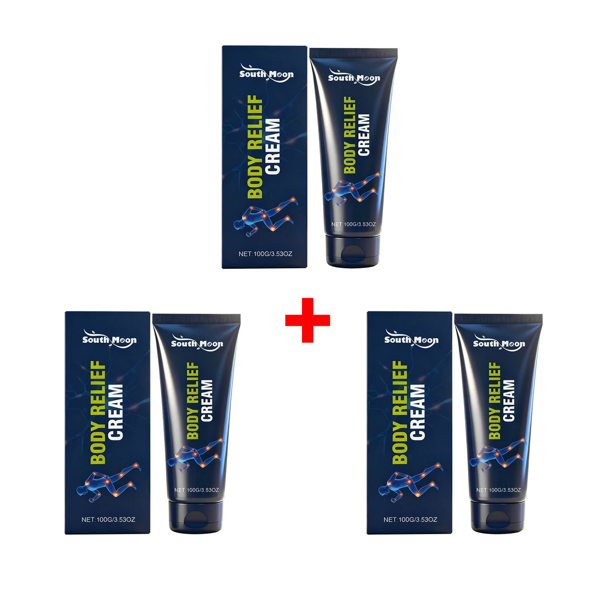 Body Relief Cream Joint Care Muscle Soothing for Active Adults After Daily Exercise