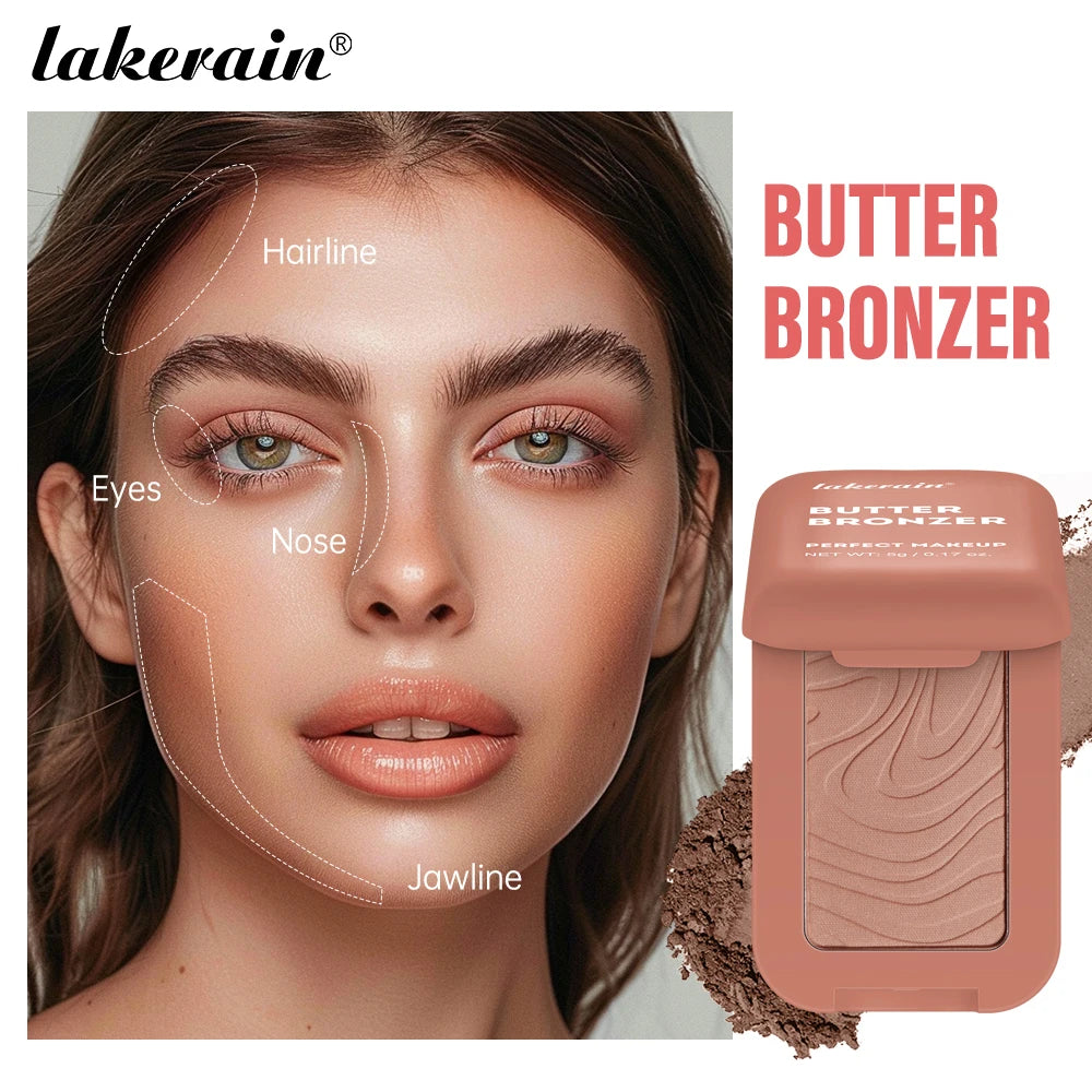Butter Bronzer Face Contouring Palette Long Lasting Makeup for Women on Summer Days