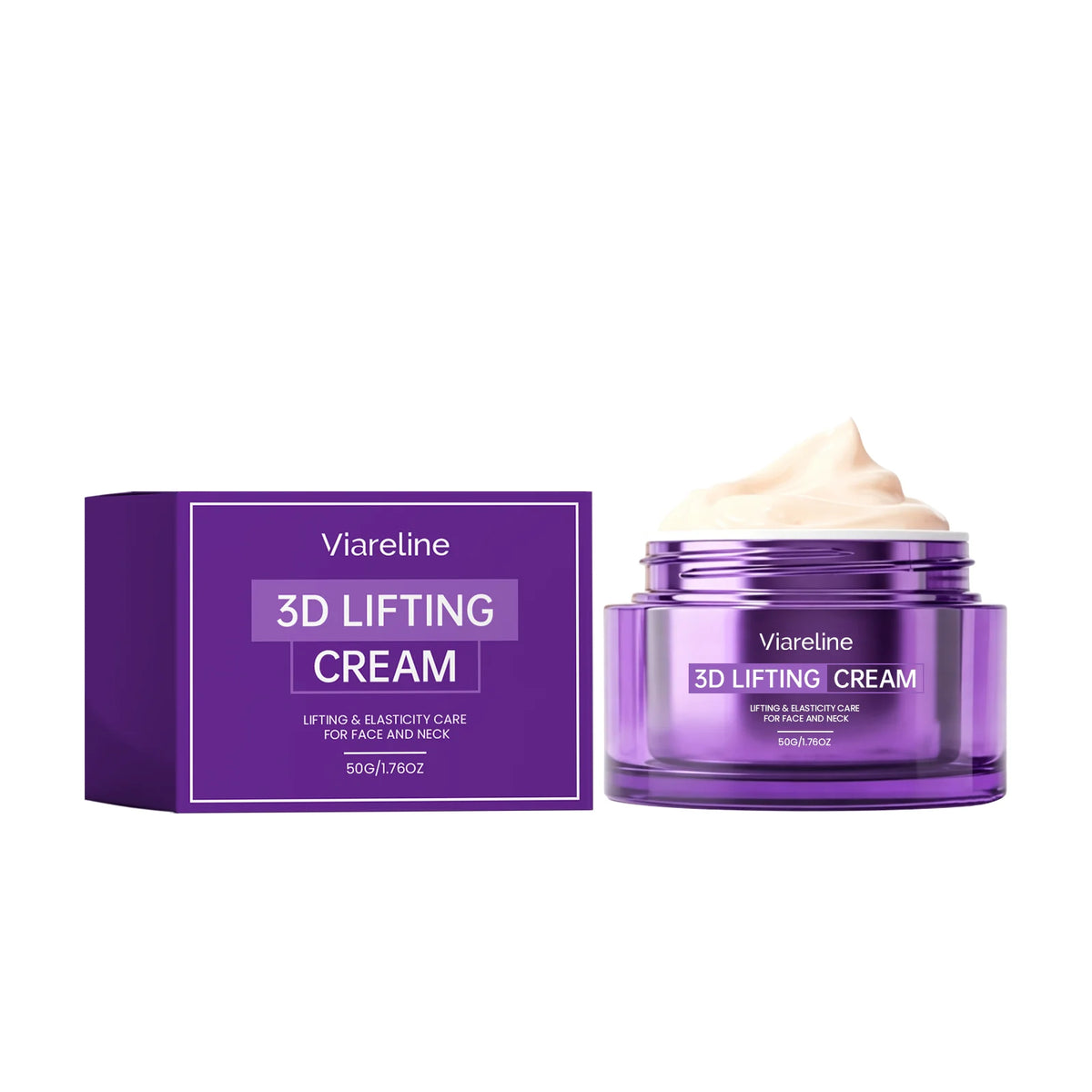 3D Lifting Cream Firming Moisturizer for Face and Neck Smoothing Fine Lines for Daily Skin Care