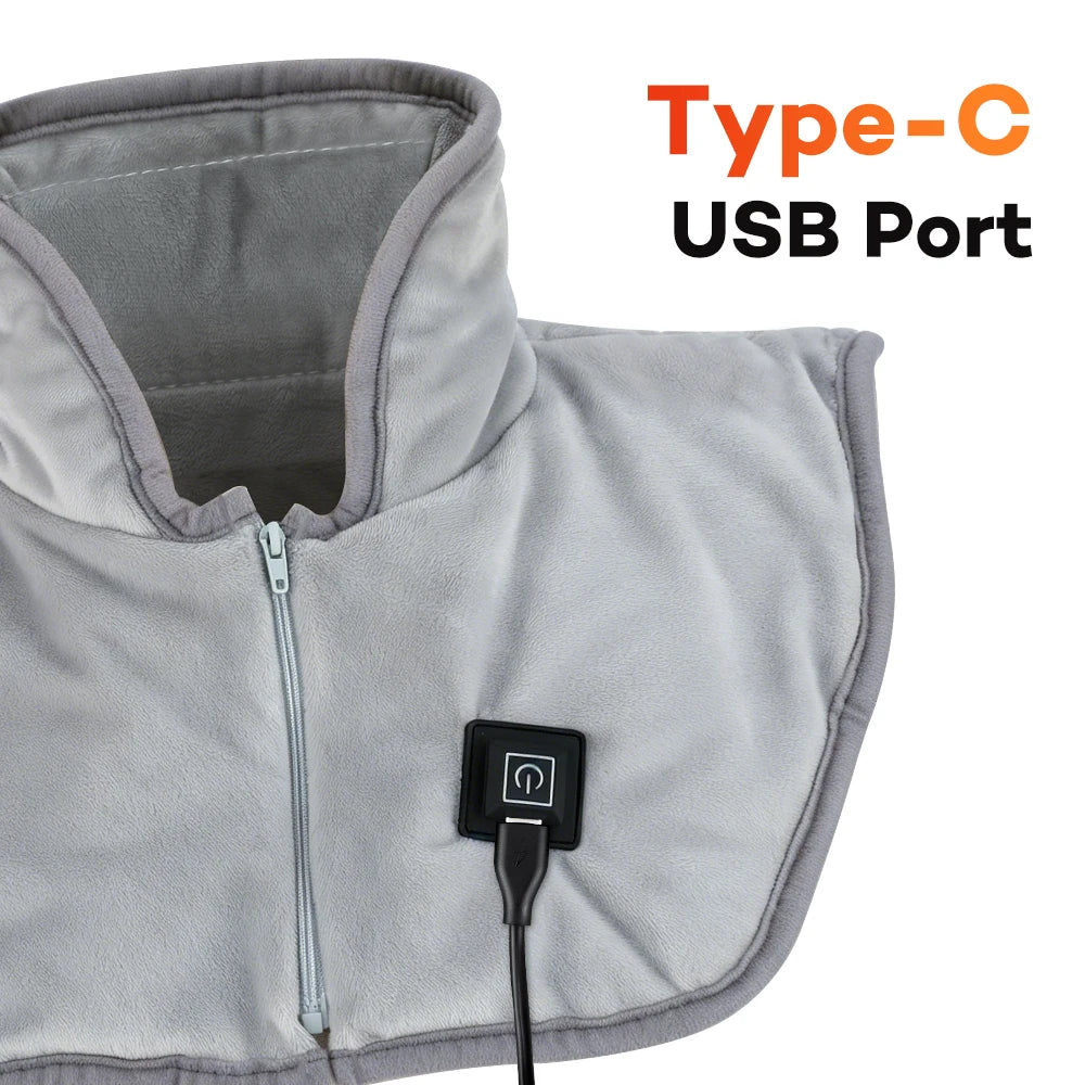 Electric Heating Shoulder Neck Pad USB Heated Wrap for Office Workers at Home in Winter