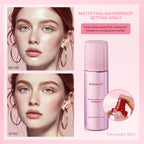 Mattifying Waterproof Setting Spray Long Lasting Oil Control for Daily Makeup and Special Events
