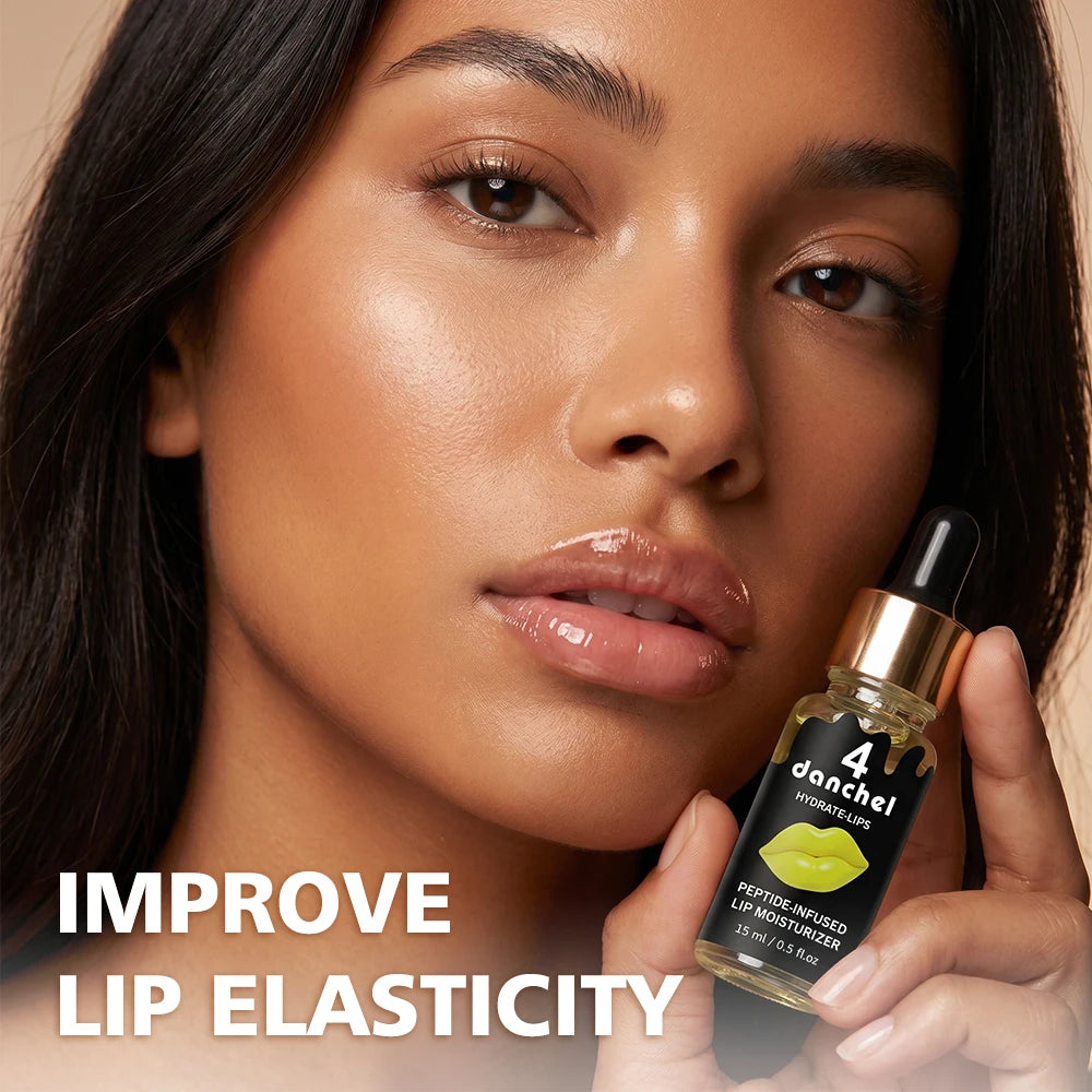 Hydrate Lips Set Exfoliating Gel and Peptide Moisturizer for Daily Lip Care Routine