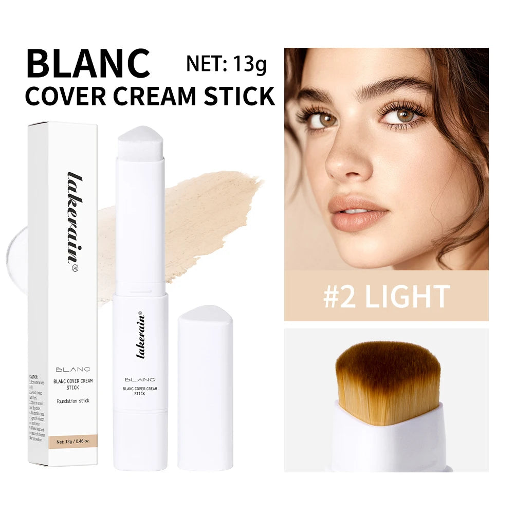 Color Changing Foundation Stick Buildable Coverage Concealer for Women Daily Makeup Routine