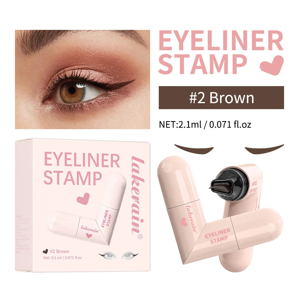 Eyeliner Stamp Waterproof Winged Tool for Beginners and Quick Makeup Routine Professionals