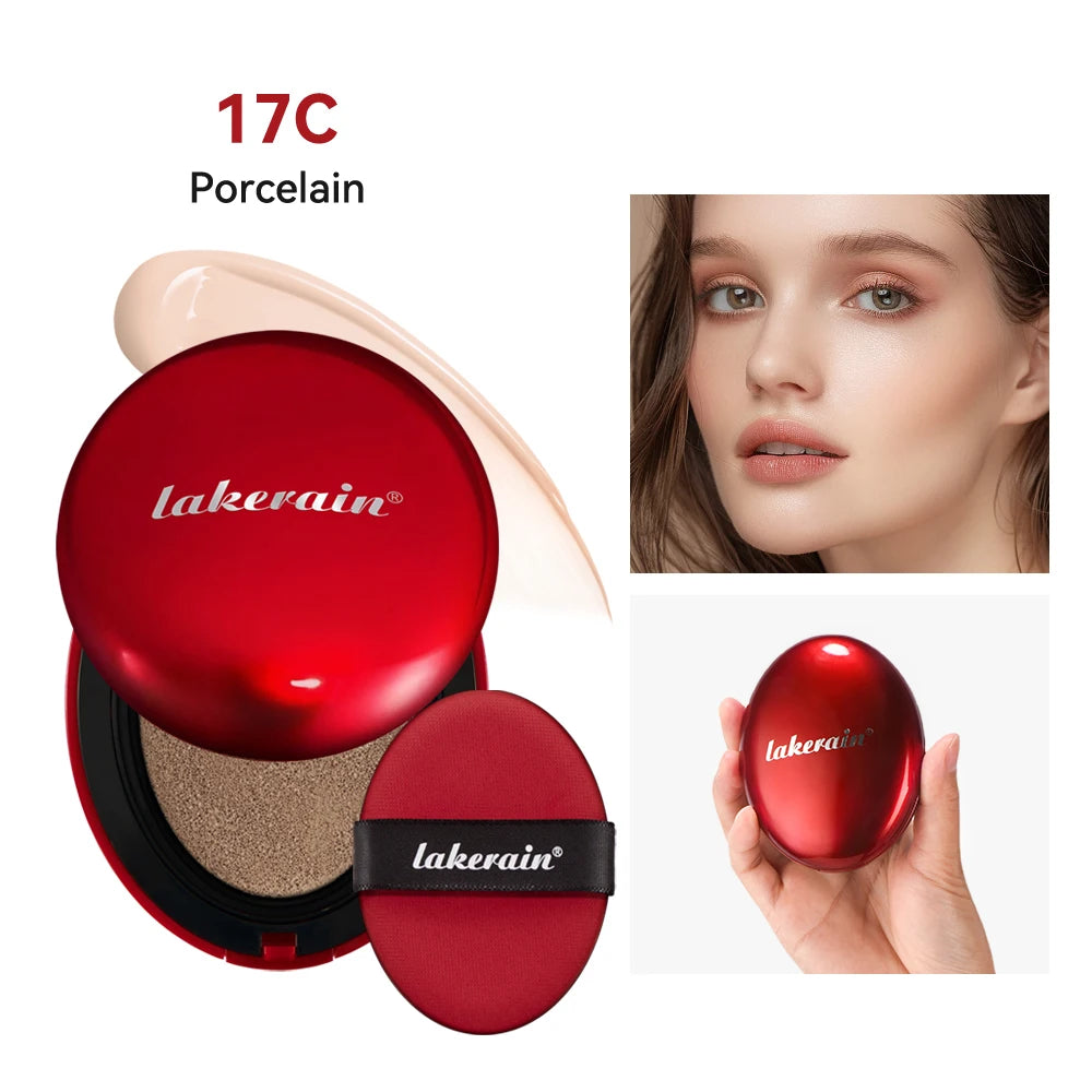 Air Cushion Foundation Full Coverage Matte Makeup for Daily Face Brightening and Sun Protection
