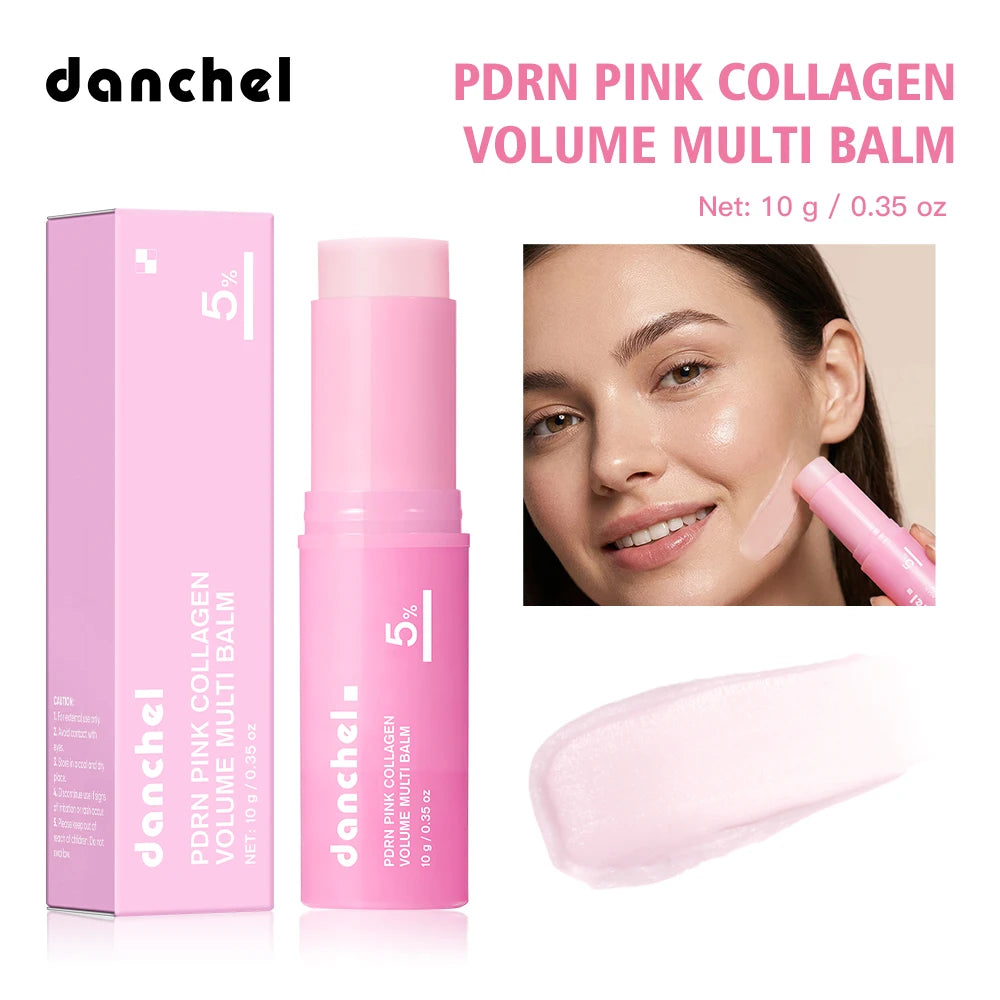 Collagen Multi Balm Stick Moisturizing Hydrating Cream for Radiant Skin Daily Glow Care