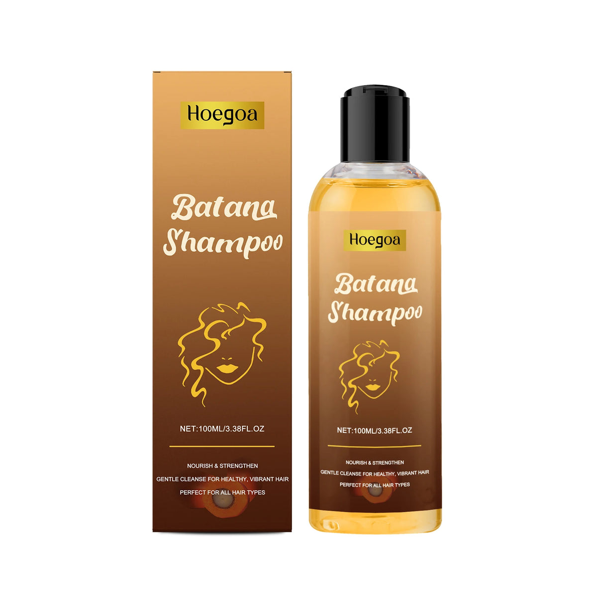 Batana Hair Growth Shampoo Strengthen Roots for Damaged Hair and Itchy Scalp Treatment