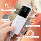 Electric Heating Waist Belt Adjustable Thermal Pad for Back Pain Relief at Home Office