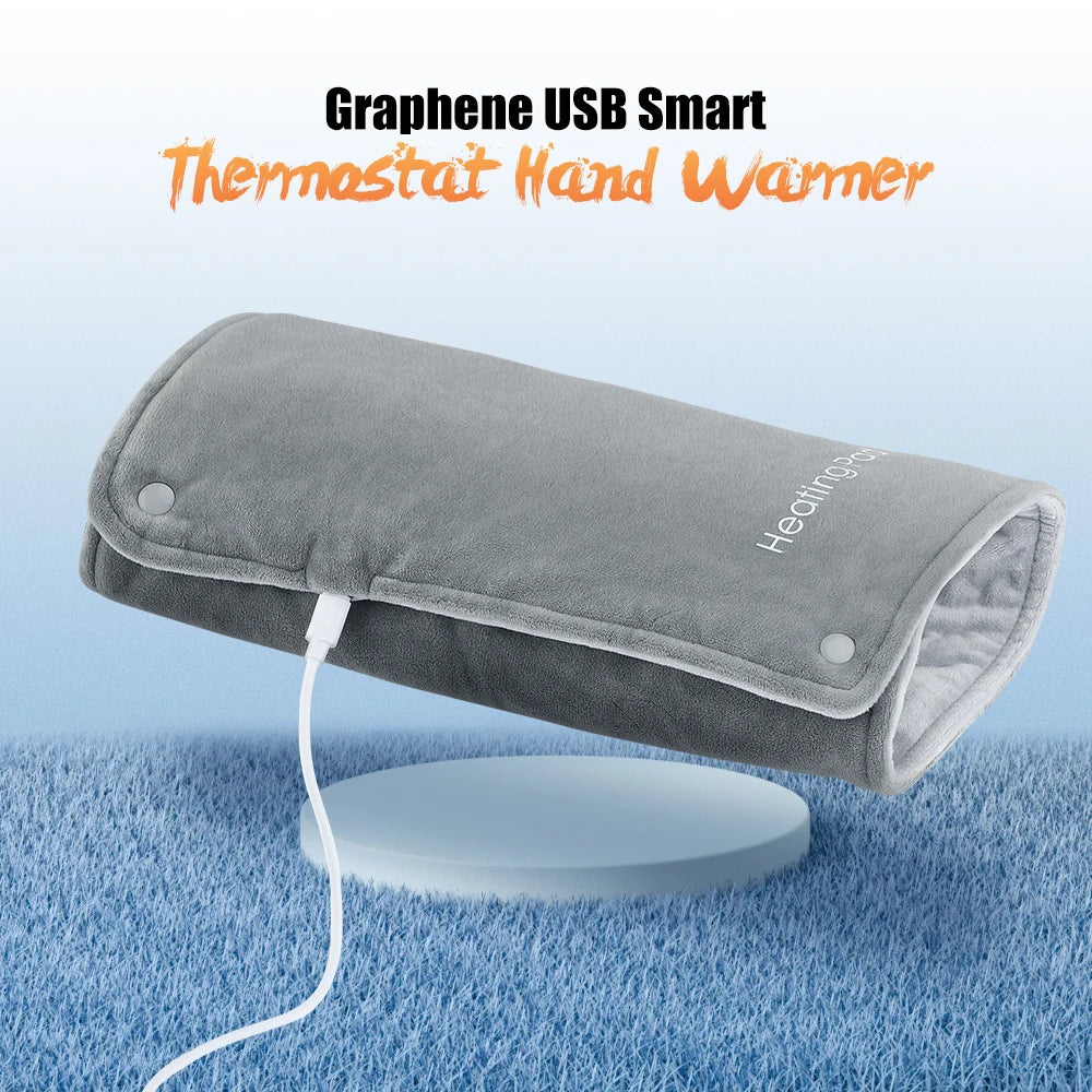 Graphene Heating Pad Portable USB Hand Warmer for Office Workers and Home Use During Winter - 1