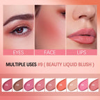 Beauty Liquid Blush Highly Pigmented Long Lasting Tint for Everyday Face Makeup