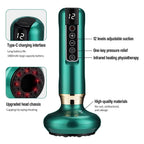 Electric Cupping Massager Scraping Tool Heated Meridian Device for Body Relaxation