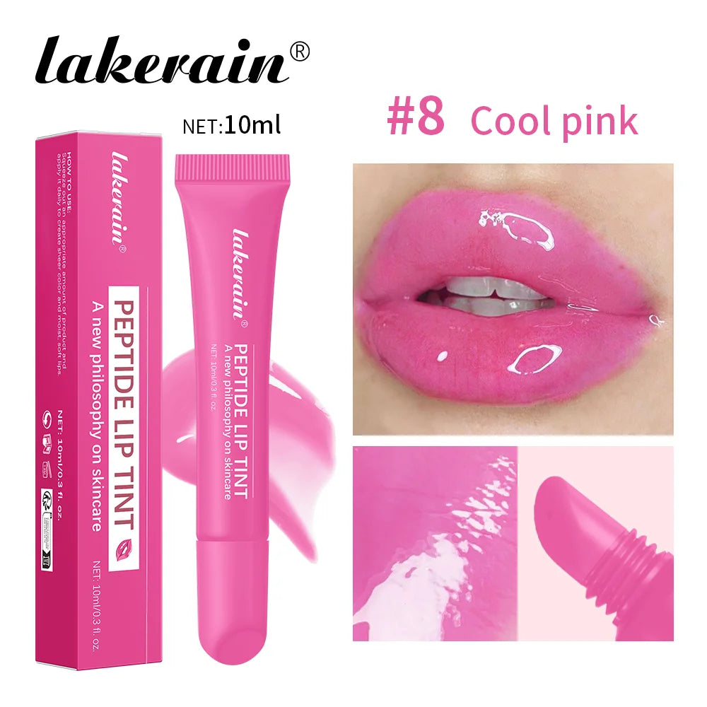 Peptide Lip Tint Moisturizing Gloss with Silky Smooth Texture for Daily Use and Care - 24