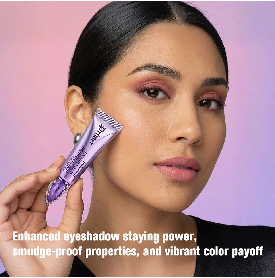 Eyeshadow Primer Elixir Long Lasting Waterproof Base for Women Daily Eye Makeup